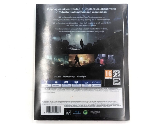 Control Deluxe Edition - PS4 (A Grade) (Genbrug)